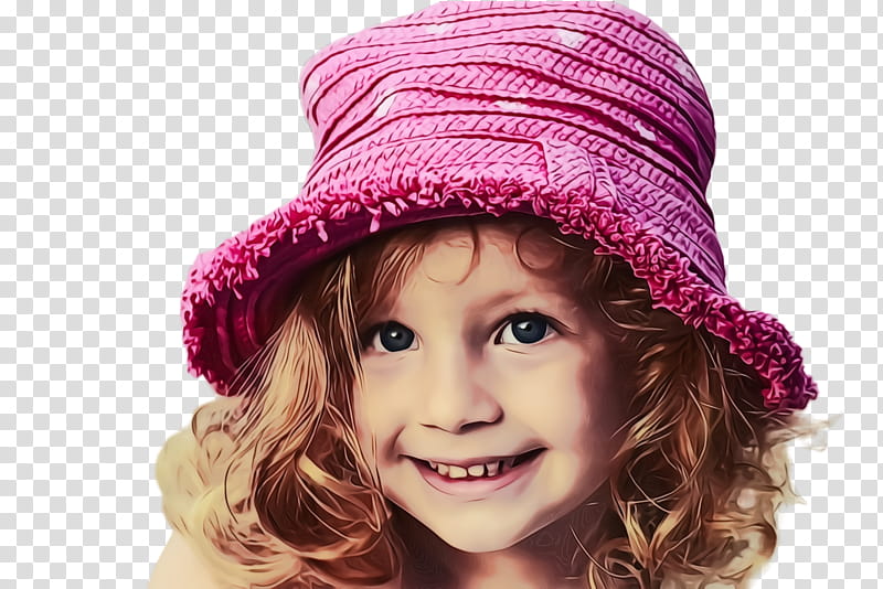 clothing hat violet purple fashion accessory, Watercolor, Paint, Wet Ink, Sun Hat, Pink, Headgear, Child Model transparent background PNG clipart