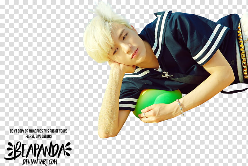 Jeno NCT DREAM We Young, man wearing blue and white shirt transparent background PNG clipart
