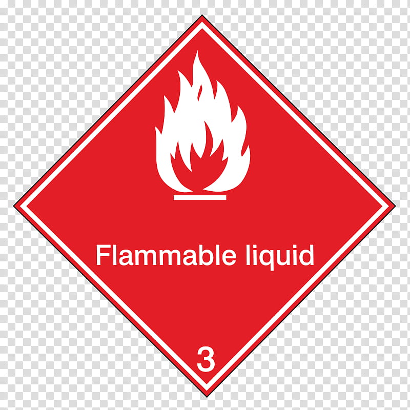 Dangerous Goods Red, Hazmat Class 3 Flammable Liquids, Australian Dangerous Goods Code, Transport, Substance Theory, Label, Hazard, Un Number transparent background PNG clipart