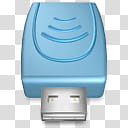 Mac iCons Tosh generics, flashdrive blue transparent background PNG clipart