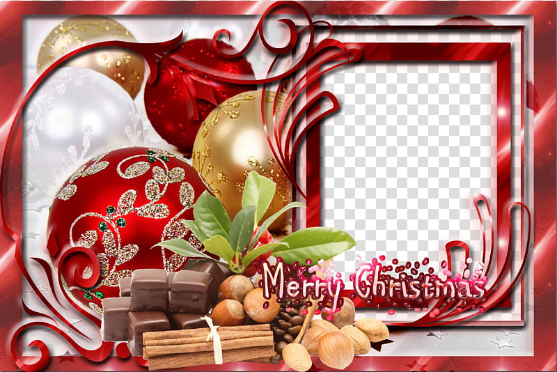 Lav Frame, Merry Christmas card transparent background PNG clipart