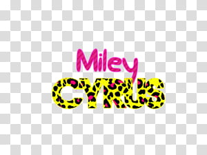Texto Miley Cyrus transparent background PNG clipart thumbnail