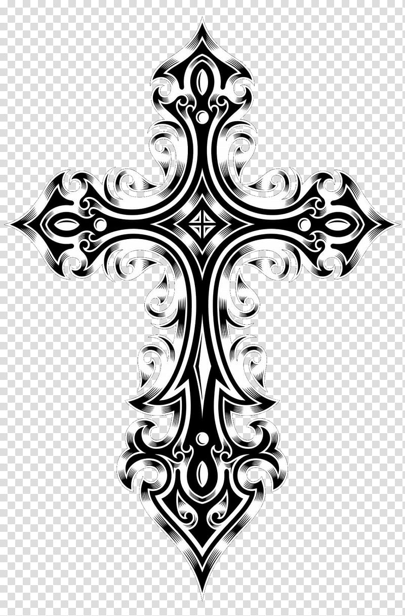 Cross Symbol, Tattoo, Decal, Henna, Sticker, Handsewing Needles, Ornament transparent background PNG clipart