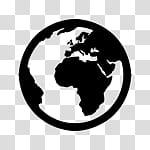 Minimal JellyLock, Earth logo art transparent background PNG clipart