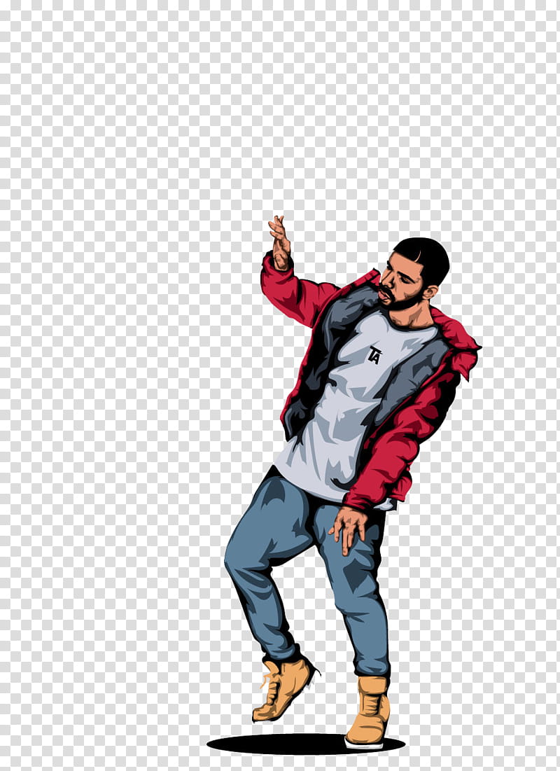 Drake doing hip hop illustration transparent background PNG clipart