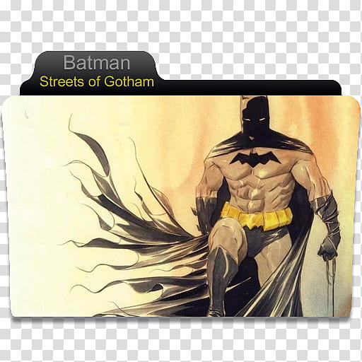 DC Comics Folder , Batman Streets of Gotham transparent background PNG clipart