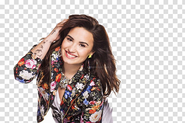Demi Lovato, Demi Lovato holding her hair transparent background PNG clipart