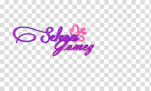 Texto Selena Gomez transparent background PNG clipart