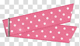 Super descargatelo, pink polka-dot ribbon transparent background PNG clipart