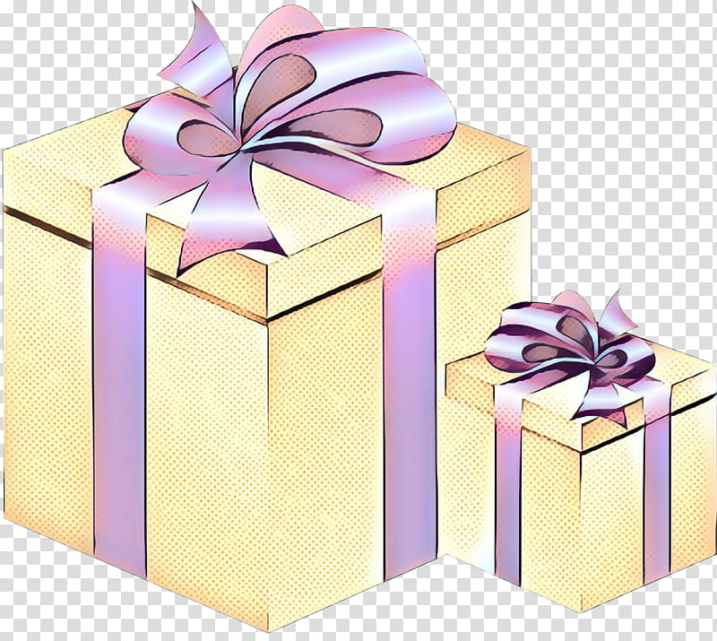 present ribbon purple gift wrapping, Pop Art, Retro, Vintage, Party Favor, Wedding Favors, Box transparent background PNG clipart