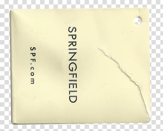 Springfield SPF.com tag transparent background PNG clipart