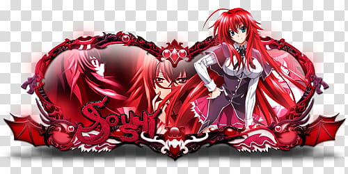 Sign Rias Gremory, woman character illustration transparent background PNG clipart