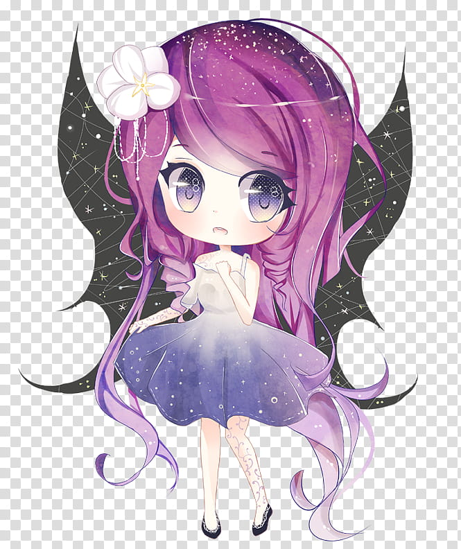 C: Stargazer, purple fairy transparent background PNG clipart