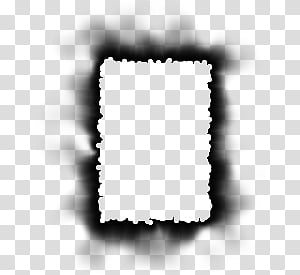 Burned Edges I s, rectangular black border transparent background PNG clipart thumbnail