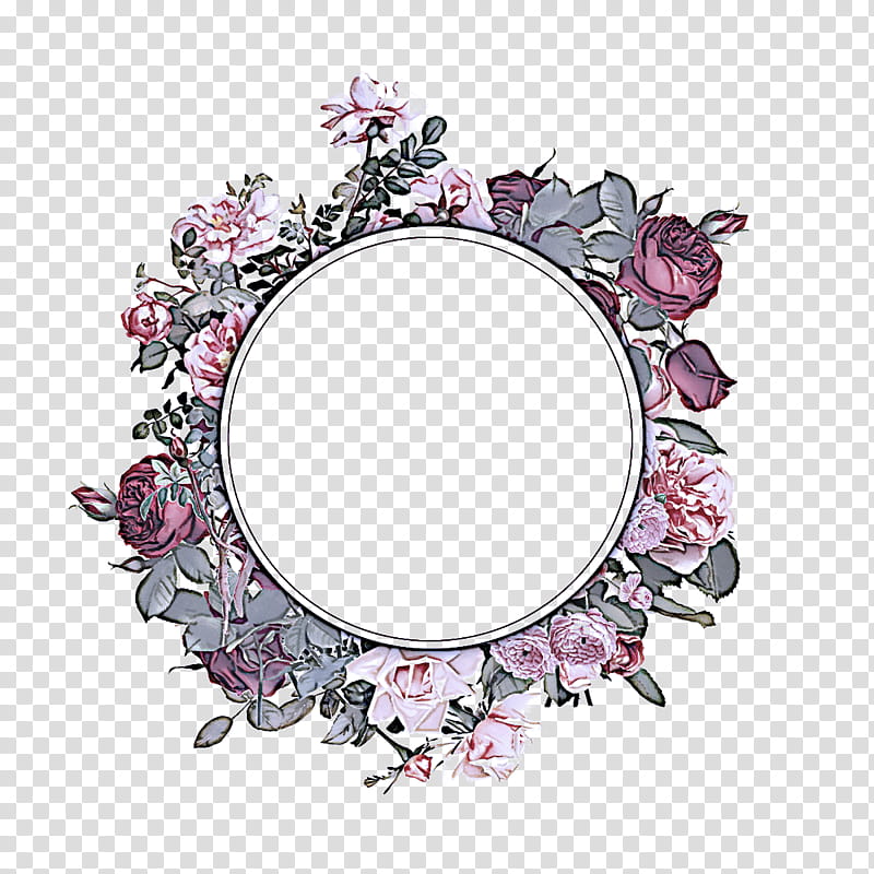 frame, Pink, Mirror, Oval, Fashion Accessory, Plant, Frame, Interior Design transparent background PNG clipart