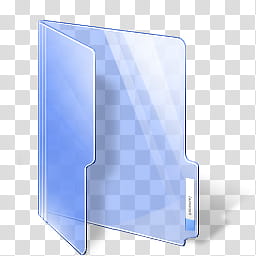 Aero Folders Color V, blue folder logo transparent background PNG clipart
