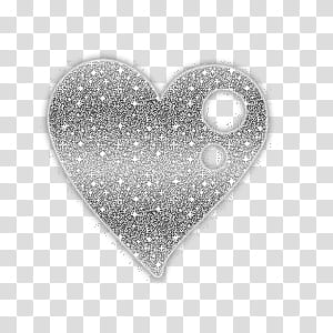 Personalization for Girls, grey heart transparent background PNG clipart