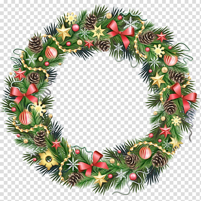 Christmas Lights Circle, Wreath, Garland, Christmas , Wreaths Garlands, Christmas Decoration, Poinsettia, Christmas Ornament transparent background PNG clipart