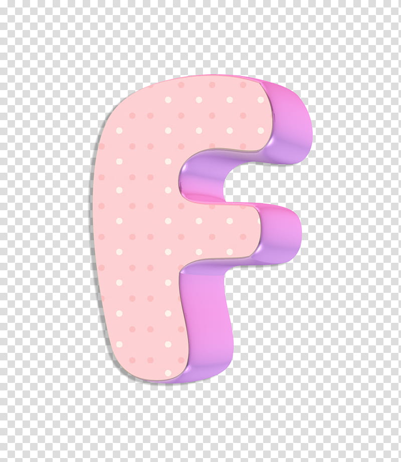 Cute Alphabet D Abecedario, pink letter f transparent background PNG clipart