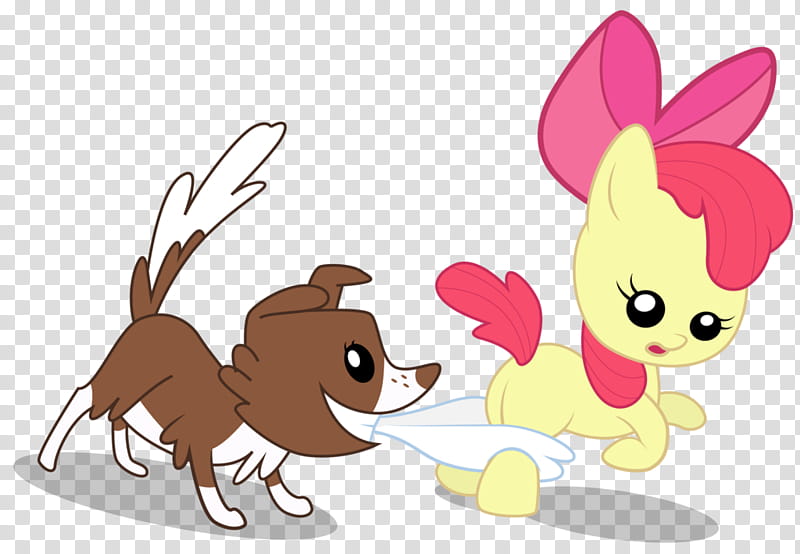 Coppertone Ab Nobg, two brown and yellow My Little Pony characters transparent background PNG clipart