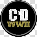 Call of Duty Series Dock Icons, cod wwii transparent background PNG clipart