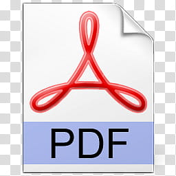 Media FileTypes, PDF file extension icon transparent background PNG clipart