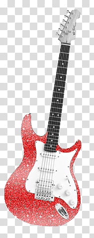 red and white stratocaster guitar transparent background PNG clipart