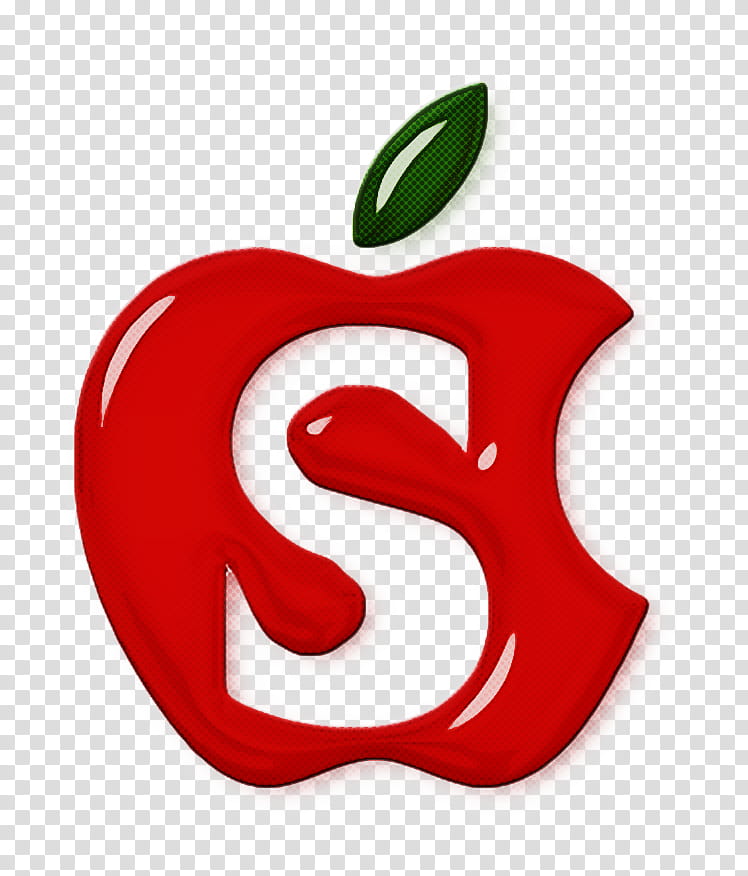 red font logo symbol plant, Number, Fruit, Rose Family, Apple, Rose Order, Sign transparent background PNG clipart