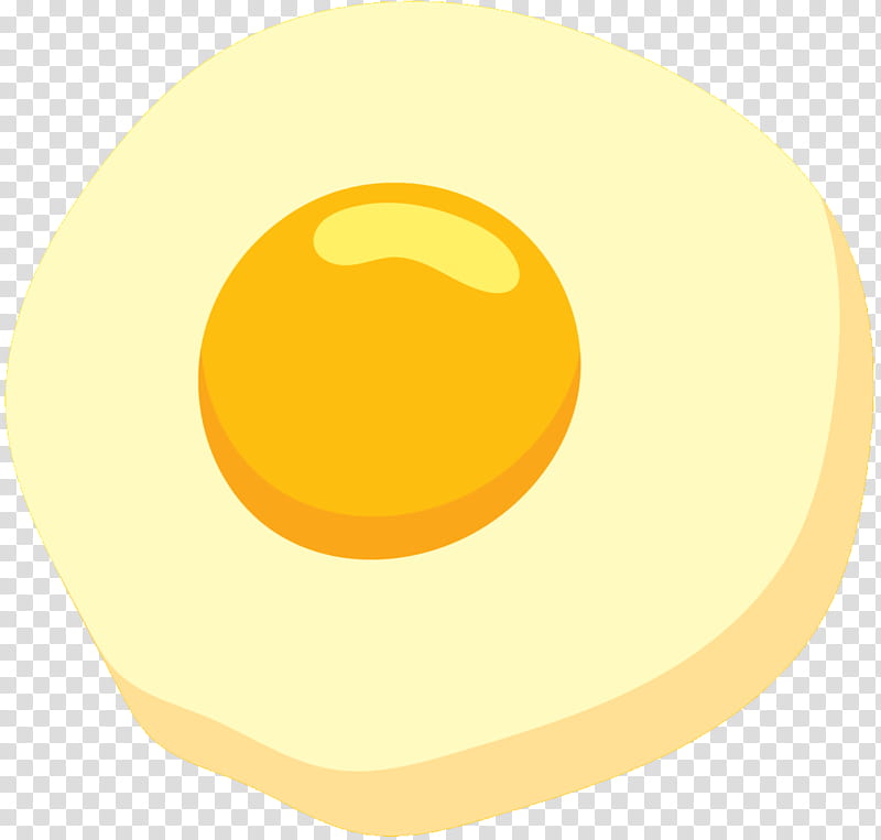 Egg, Fruit, Fried Egg, Yellow, Orange, Circle, Dish, Smile transparent background PNG clipart