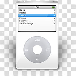 iPod , white iPod classic transparent background PNG clipart