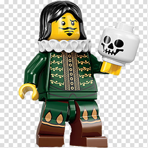 Lego Figure Icons, Lego Shakespear transparent background PNG clipart