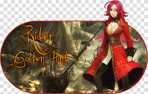 Rider and Golden Hind transparent background PNG clipart