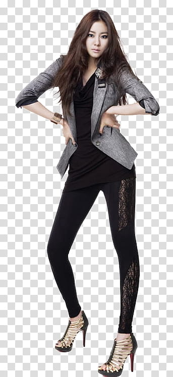 UEE After School, woman standing with both arms akimbo transparent background PNG clipart