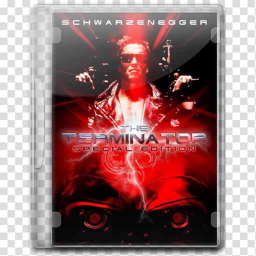 DVD  The Terminator, The Terminator  icon transparent background PNG clipart