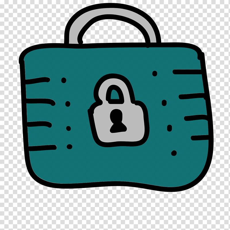 Padlock, Drawing, Cartoon, Lock And Key, Animation, Traditional Animation, Turquoise, Bag transparent background PNG clipart