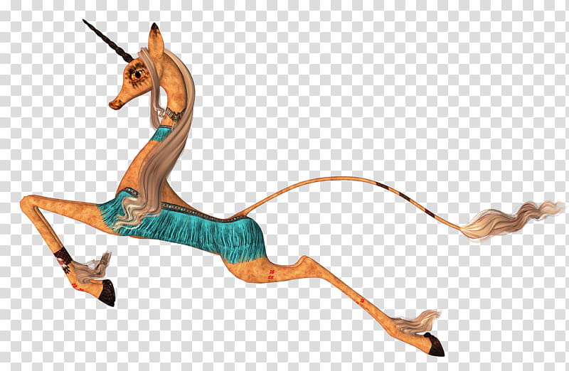 Fantasy Animals  , brown and green unicorn art transparent background PNG clipart