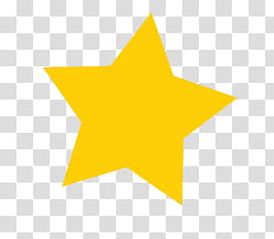 yellow star transparent background PNG clipart