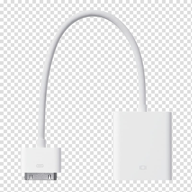 Ipad, IPad 2, VGA Connector, Apple, Dock Connector, Adapter, Computer Monitors, Electrical Connector transparent background PNG clipart
