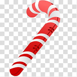 Christmas, red and white candy cane illustration transparent background PNG clipart