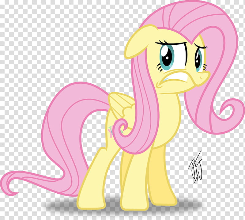 Fluttershy Is Scared transparent background PNG clipart