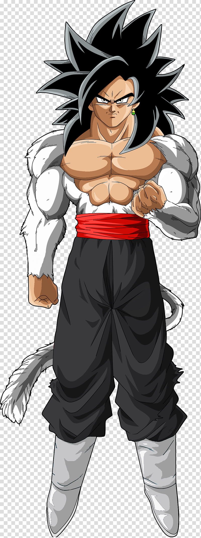 Black Goku SSJ  transparent background PNG clipart