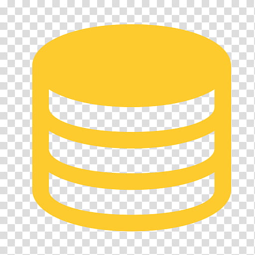 Cartoon Computer, Database, Computer Software, Oracle Database, Mysql, Yellow, Line transparent background PNG clipart