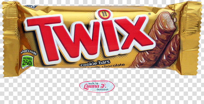 Twix Cookie Bars Eat, Nutritive, Sugar, Isolated PNG Transparent