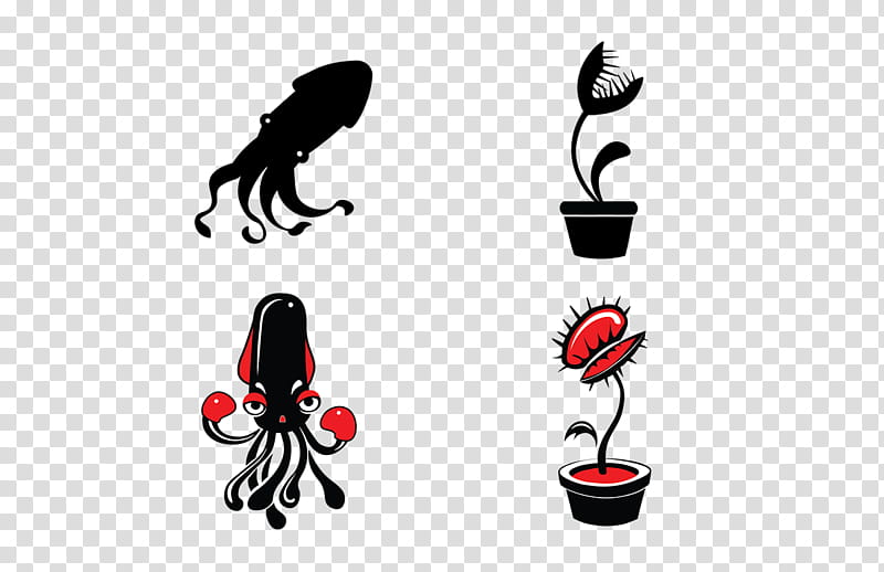 Venus, Venus Flytrap, Carnivorous Plant, Drawing, Plants, Logo, Silhouette transparent background PNG clipart