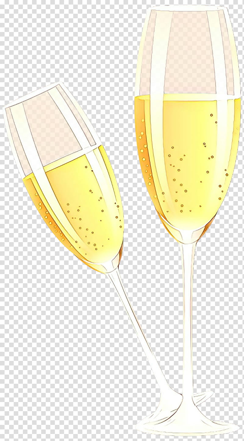 Wine glass, Cartoon, Champagne Stemware, Champagne Cocktail, Drink, Yellow, Drinkware transparent background PNG clipart