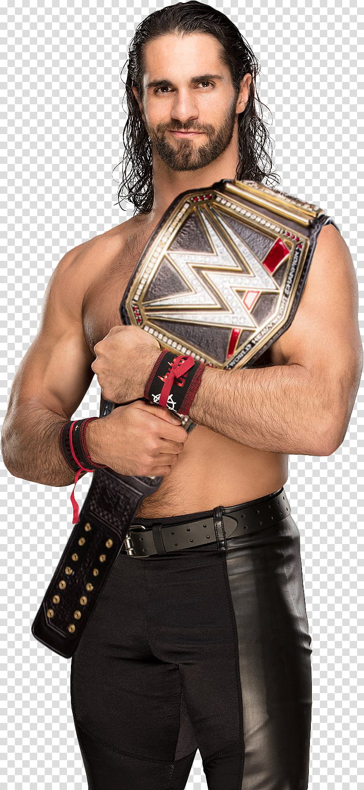 Seth Rollins WWE Champion  NEW transparent background PNG clipart