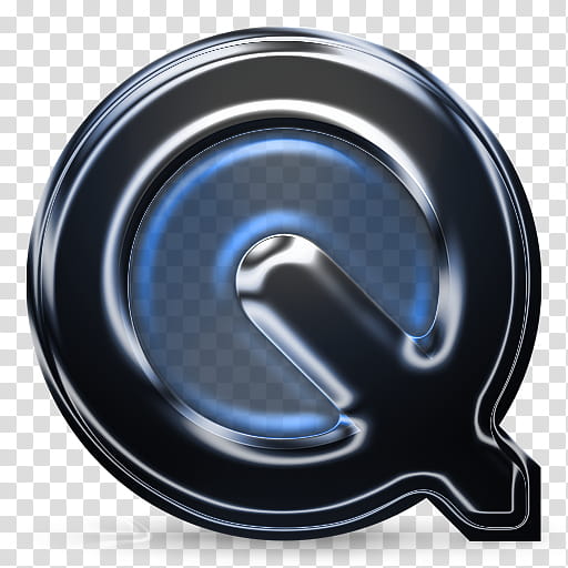 QuickTime X Worlds Best, Quicktime x metallic black transparent background PNG clipart