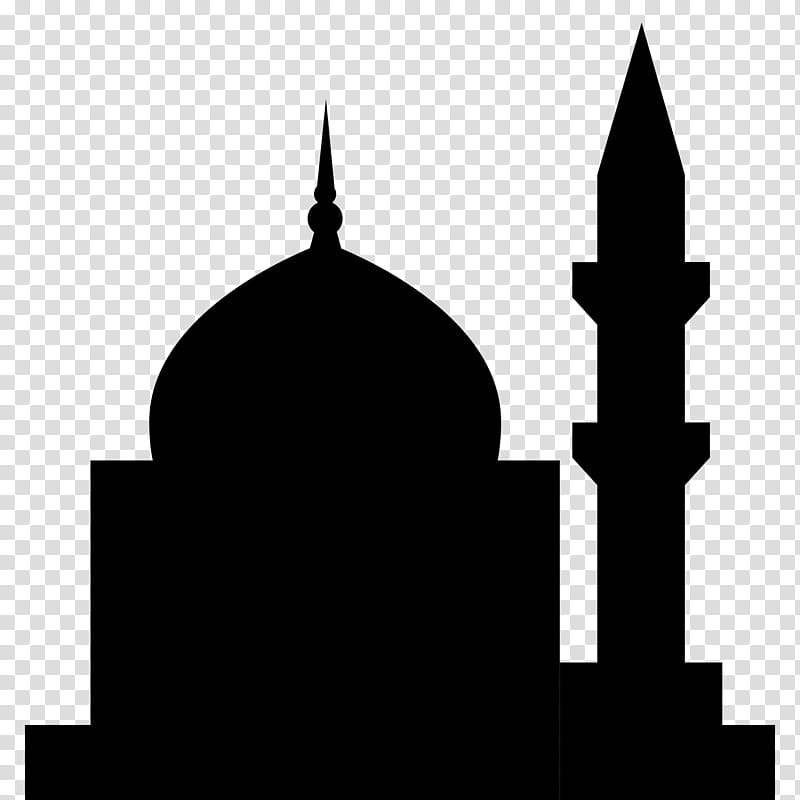 Mosque Silhouette, Steeple, Place Of Worship, Black, Symbol, Landmark, Arch, Architecture transparent background PNG clipart