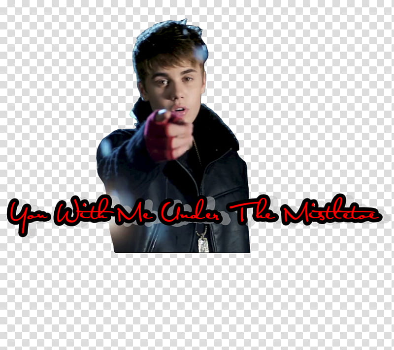 Justin Bieber Under The Mistletoe transparent background PNG clipart