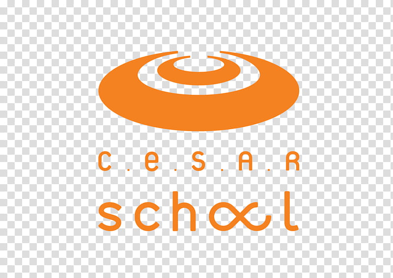 graphy Logo, Cesar School, Area, Edu, Recife, Orange, Text, Circle transparent background PNG clipart